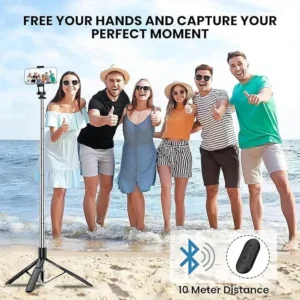 R16 Selfie Stick with Tripod Stand 360 Degree, Bluetooth, Mobile 2